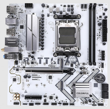 COLORFUL BATTLE-AX A620M-GHA WHITE WIFI V14 DDR5 7600Mhz