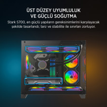 JAMES DONKEY STARK S700 650W SIYAH GAMING KASA