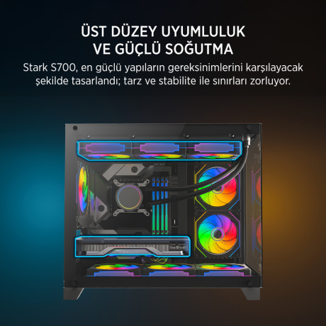 JAMES DONKEY STARK S700 650W SIYAH GAMING KASA