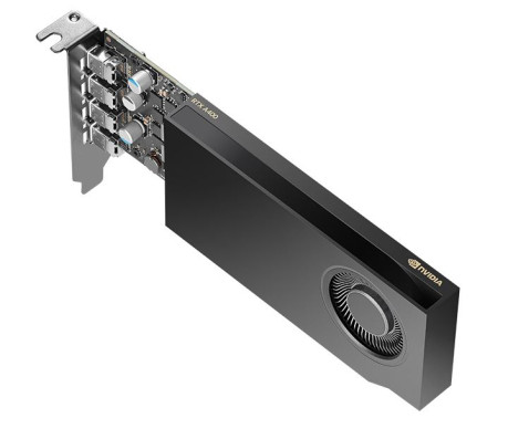 PNY RTX400 4GB DDR6 64Bit 4 xDISPLAY ÇIKIŞLI PASİF SOĞUTUCULU YAPAY ZEKA AI EKRAN KARTI  (VCNRTXA400-SB)