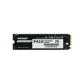 Patriot P410 2TB 5000/4500MB/s PCIe Gen4 x4 NVMe 1.4 M.2 SSD Disk (P410P2TBM28H)