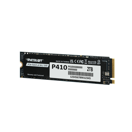 Patriot P410 2TB 5000/4500MB/s PCIe Gen4 x4 NVMe 1.4 M.2 SSD Disk (P410P2TBM28H)